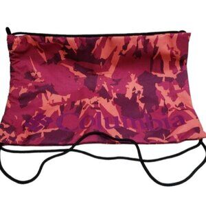 Columbia Colourful Camo Drawstring Backpack Bag Pink Burgundy